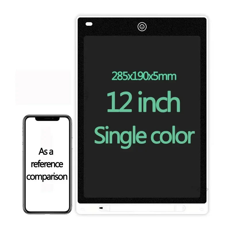 10/12 Inch LCD Writing Tablet - Drawing Board for Kids, Graffiti Sketchpad and Handwriting Blackboard, Magic Toy Gift