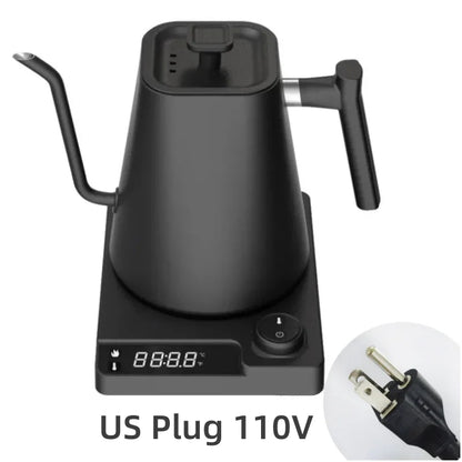 1200W Gooseneck Electric Kettle with Temperature Control - Coffee & Tea Brewing Pot (110V/220V)
