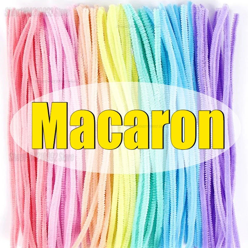 Chenille Pipe Cleaners - Fluffy Wired Stems for DIY Flowers, Crafts & Kids’ Projects