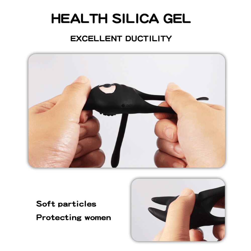 Wireless Remote Vibrating Penis Ring – Couples Cock Ring Stimulator for Delay Ejaculation and Enhanced Pleasure