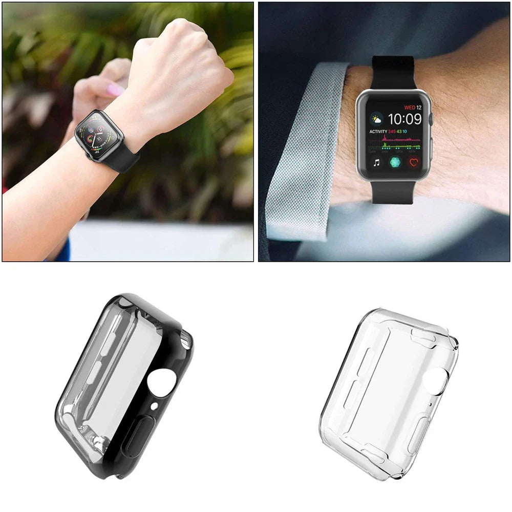 Ultra 2 49mm 41mm 44MM 40MM 42mm TPU Bumper Cover Screen Protector for Apple Watch Case | Accessories for iWatch Series 9 8 7 SE 6