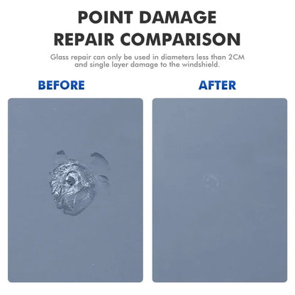 Windshield Crack Repair Kit - DIY Window Mobile Screen Cure Glue, Car Glass Scratch Crack Repair Accessories, Clean and Neat