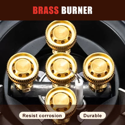 BRS-201A Portable Camping Gas Stove – 16000W High Pressure Propane Butane Burner – Outdoor Emergency Stove with Piezo Ignition