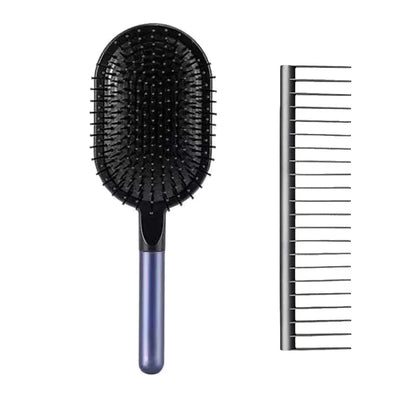 Girls Airbag Hairbrush — Wet & Curly Hair Detangling Comb, Scalp Massage Tool for Salon Styling