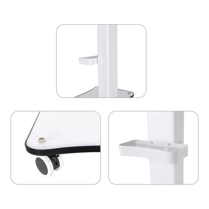 3-Tier Rolling Beauty Salon Trolley – SPA Equipment Stand with Push Handle & Storage Organizer