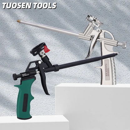Professional Full Metal Foam Caulk Glue Gun — Easy Clean, High Precision Applicator for Foam Sealant & Adhesive