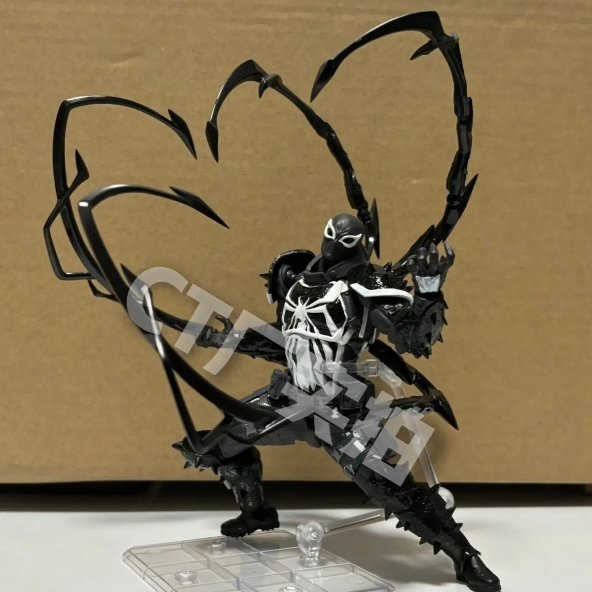 CT Toys Spider-Man SHF Agent Venom Figure — Yamaguchi Spider-Man Action Model, Collectible Desk Decor Toy Gift