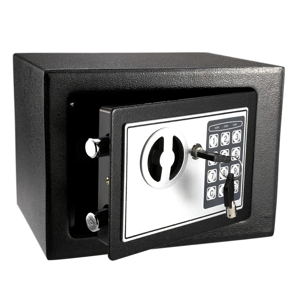 Electronic Digital Keypad Lock Safe – All Steel Security Box for Home & Office