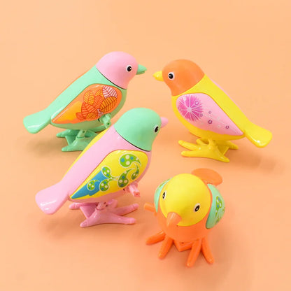 Clockwork Jumping Magpie Toy – Cartoon Winding Puzzle Animal, Creative Gift for Children & Babies