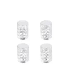 4 Pcs Crown Dice Car Wheel Tire Valve Caps - Universal Tyre Rim Stem Covers | Air Dust & Waterproof | Bling Accessories for Car & Motorcycle