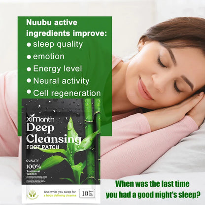 10-200PCS Detox Foot Patches – Herbal Stress Relief & Deep Sleep Aid | Foot Care & Body Detox Stickers