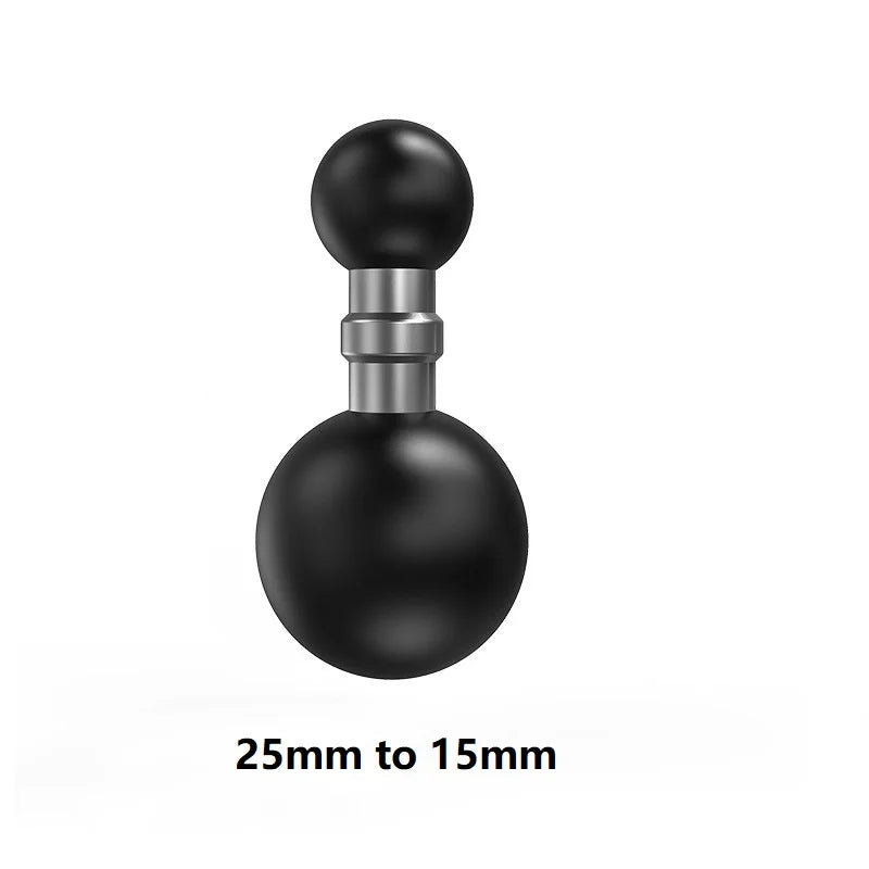 1" Ball Head Car & Motorcycle GPS Holder Mount – 10mm Base for GoPro, Yi, Insta360 & Phone Accessories