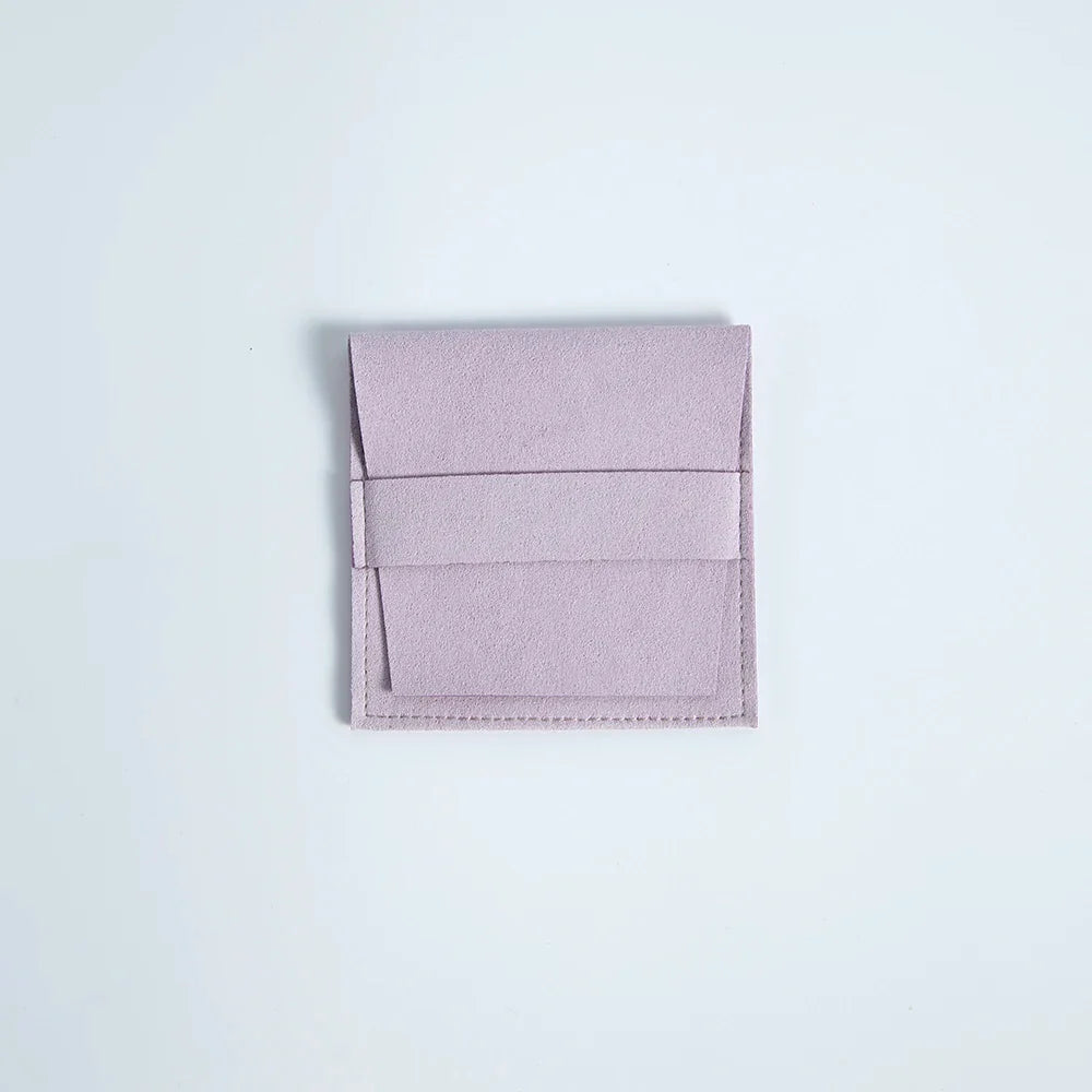 10Pcs Microfiber Jewelry Pouches 6.2x6.2cm & 8x8cm – Rings, Earrings, Pendants, Bracelets Gift Bags for Wedding Favors