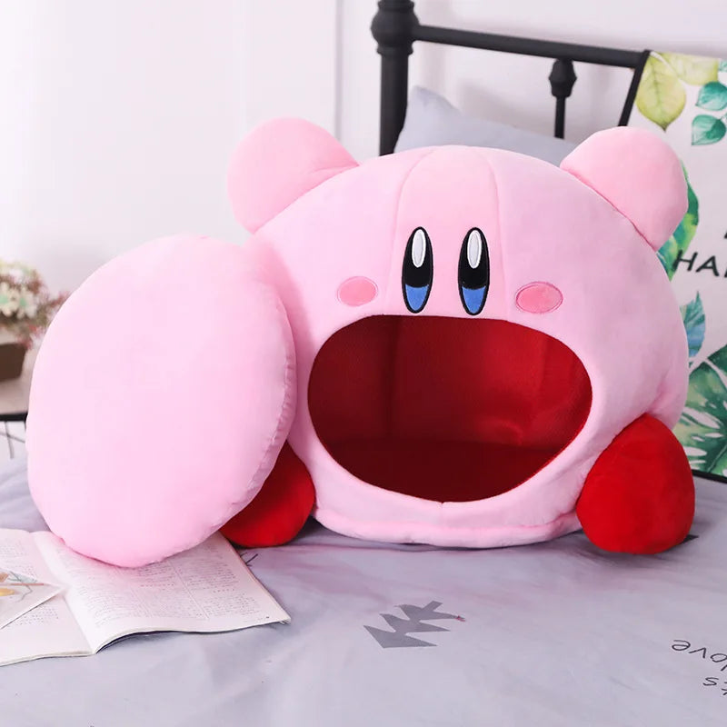 Anime Games Kirby Plush Doll – Soft Nap Pillow, Kawaii Pet Cat Nest & Stuffed Toy Bed, Cute Gift for Kids