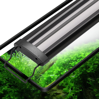 Aquarium LED Light – Super Slim RGB Fish Tank Grow Light, Waterproof Clip Lamp for Aquatic Plants, 31-120cm