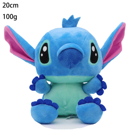 Authentic Disney Stitch Plush Toy 20-25CM - Lilo & Stitch Stuffed Kawaii Pillow Doll for Kids Birthday Gift