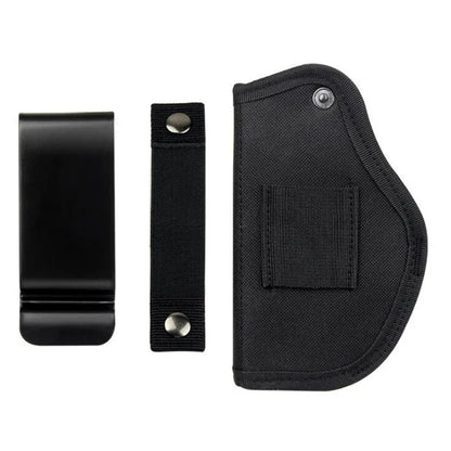 Tactical Universal Gun Holster - Left/Right Hand Waist Concealed Carry for Glock 17/19, Beretta M9, 1911, P226, 9mm Mag Pouch