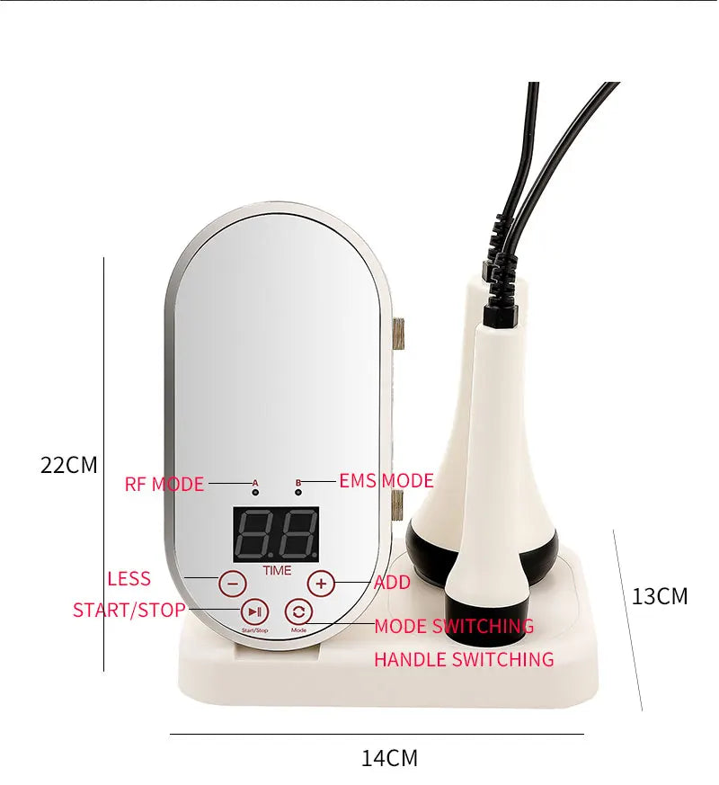 EMS Facial & Body RF Machine – Professional Radio Frequency Beauty Device for Skin Tightening, Face Lifting, and Anti-Aging Home Care