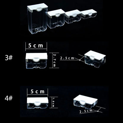 HUACAN Diamond Painting Tool Accessories – Plaid Jewelry Drill Transparent Storage Box for Diamond Embroidery