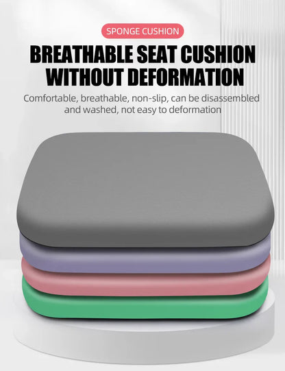 Ergonomic Memory Foam Seat Cushion – Office & Student Chair Pillow for Hemorrhoid Relief and Prolonged Sitting