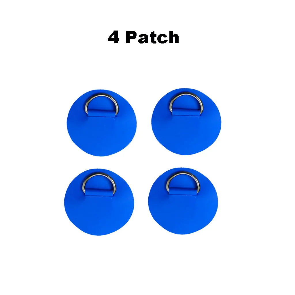 6.5CM D-Ring PVC Patch – Inflatable Boat, Kayak, SUP, Dinghy & Canoe Rope Ring Attachment