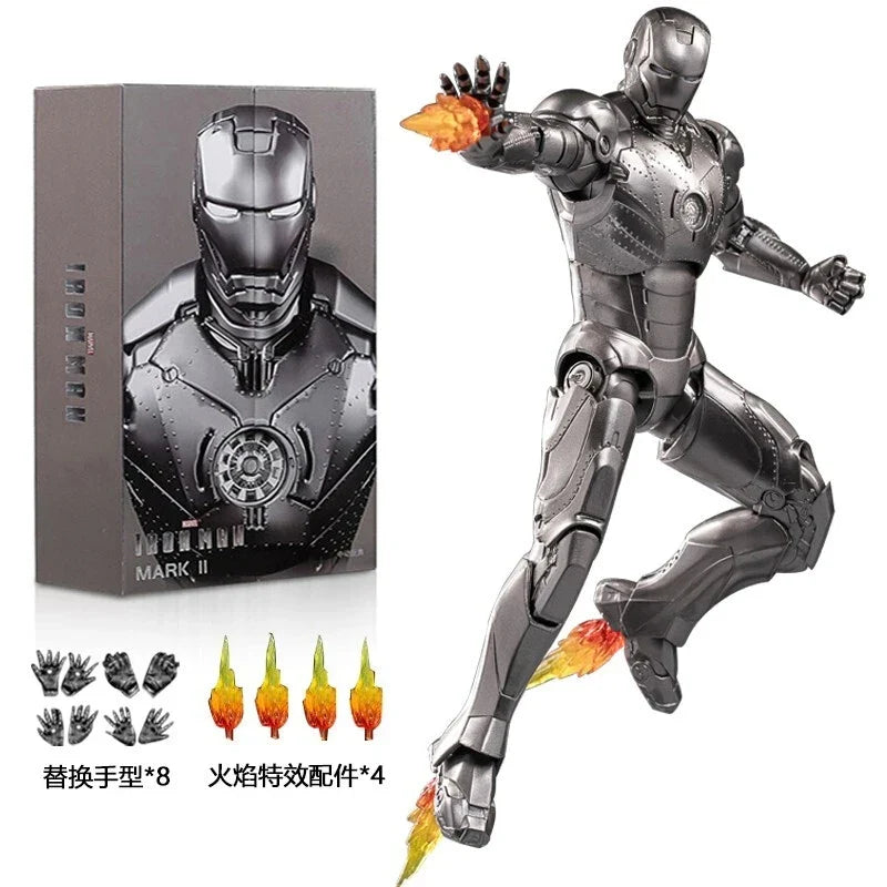 ZD Toys 7" Iron Man Action Figures – Joint Movable MK1 to MK50 Movie Collectible Dolls