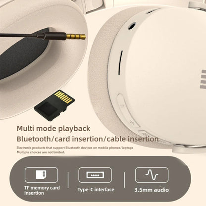 Xiaomi Wireless Bluetooth Headphones – Over-Ear HiFi Stereo, Foldable, Lightweight, TF Card & Type-C Support