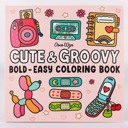 Coloring Books for Adults and Teens, Cute Puppies Cartoon Designs for Relaxation, Cozy Hygge Moment Coloring Fun