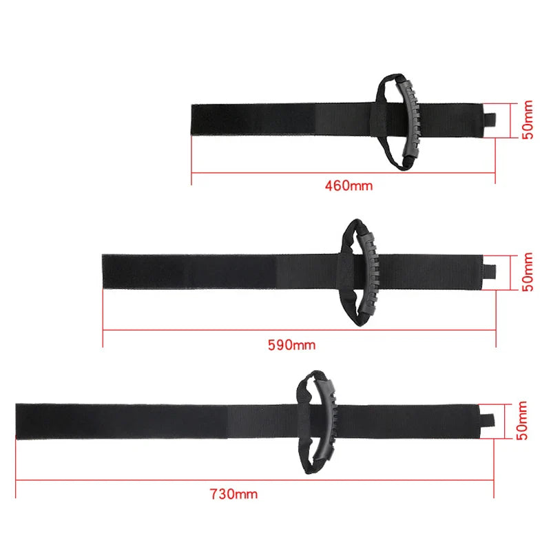 Heavy-Duty Storage Strap with Hook and Loop - Cord Carrying Strap, Hanger, and Organizer with Handle for Pool Hoses, Garden Hoses, Cables