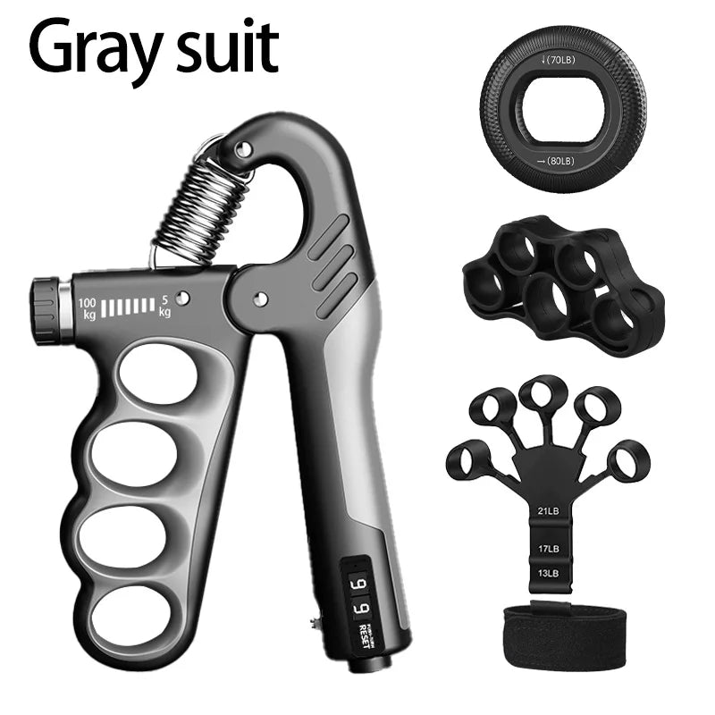 Adjustable Hand Grip Strengthener - 5-150KG Wrist Expander for Gym Training, Muscle Recovery & Hand Exercise Fitness
