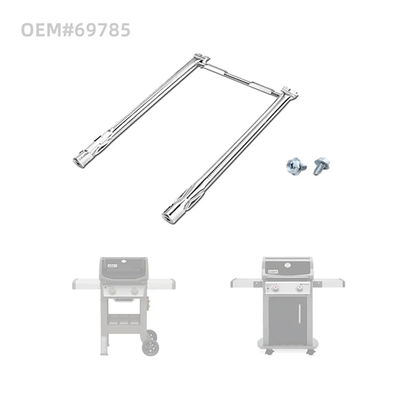 304 Stainless Steel Grill Burner Tube - Replacement Part for Spirit E-210 E-220 S-210 S-220 BBQ Grills