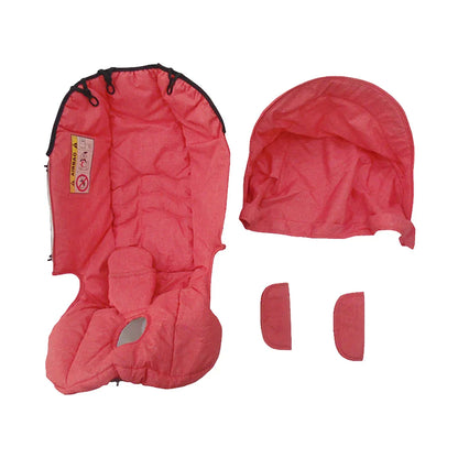 Toddler Baby Stroller Rain Cover — Waterproof Oxford Sunshade & Dustproof Cover with Soft Seat Cushion and Washing Kit