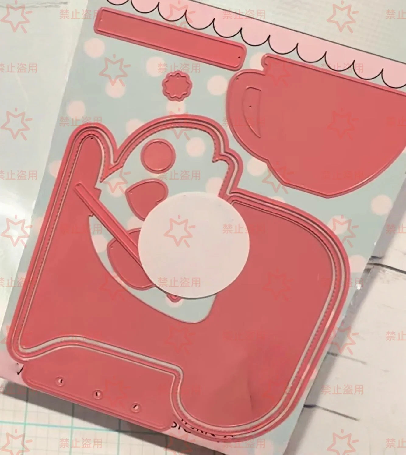 Alarm Clock Clear Stamps & Metal Cutting Dies Set – DIY Scrapbook Embossing Tools for Card Making, Paper Craft & Album Decoration (April 2026 New)