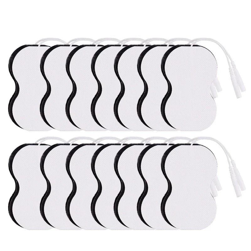 100/50pcs 5x5cm Muscle Stimulator Electrode Pads – Self-Adhesive Non-Woven Replacement for TENS Therapy Machines