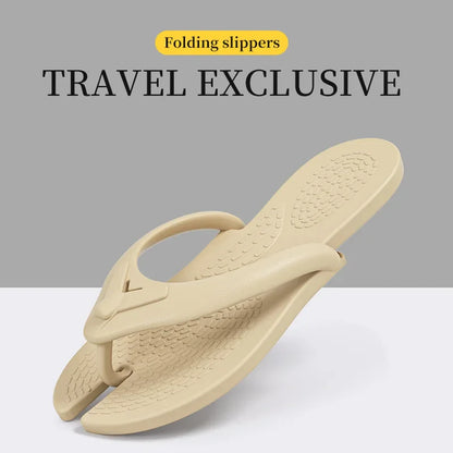 Lightweight Foldable Travel Slippers for Men & Women – Portable Disposable Shower Shoes for Business Trips & Travel Comfort