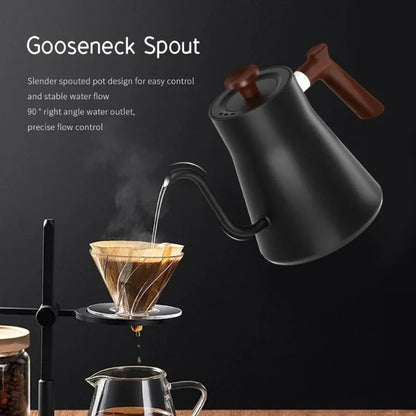 900ml Smart Electric Kettle — Constant Temperature Gooseneck Pot for Hand-Brewed Coffee & Milk Powder