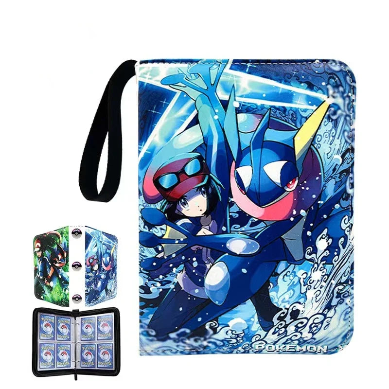 2025 Pokémon Card Album – 400pcs & 900pcs PU Zipper Collection Book for Cards, Photo Storage, Kids’ Toys & Gifts