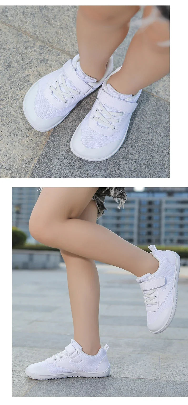 Wide Barefoot Shoes for Little & Big Kids – Boys & Girls Minimalist Sneakers, Lightweight Non-Slip Walking & Skate Flats