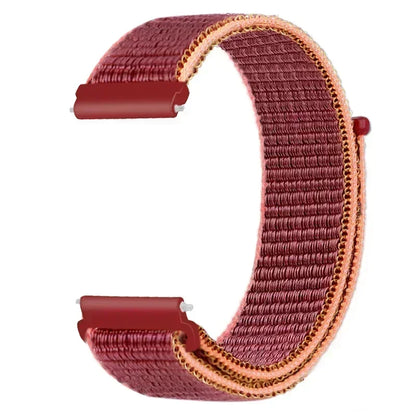 22mm Sport Nylon Loop Watch Band – Breathable Replacement Wristband for NORTH EDGE APACHE-46 Smartwatch, Durable Adjustable Strap