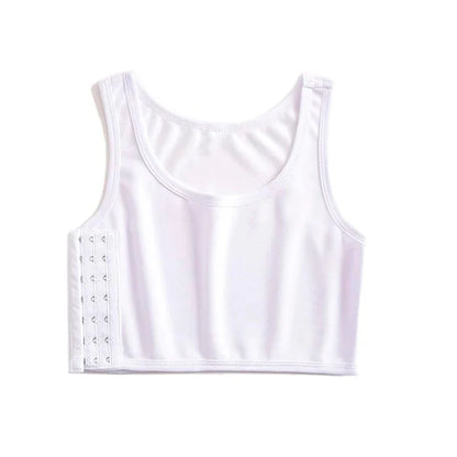 Flat Breast Binder Tomboy Tank Top – Seamless Summer Shaper Vest for Women