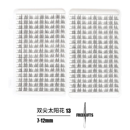 Individual Lash Extensions Kit – DIY Cluster Eyelash Book, False Lashes for Home Makeup