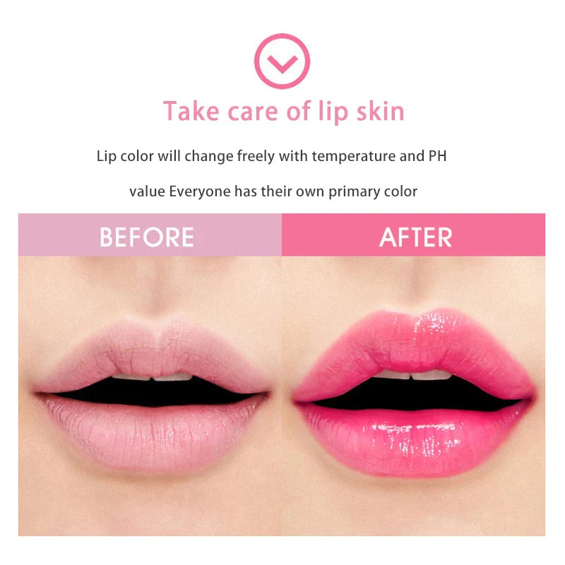 Natural Aloe Essence Lip Gloss – Moisturizing, Color-Changing, Waterproof & Long-Lasting Lip Care Lipstick