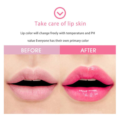 Natural Aloe Essence Lip Gloss – Moisturizing, Color-Changing, Waterproof & Long-Lasting Lip Care Lipstick