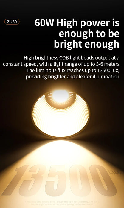 LED Fill Light Handheld COB Photography Light - Dual Color, Gentle Light for Outdoor Shooting, YouTube, TikTok, Vlog with Remote Rocker