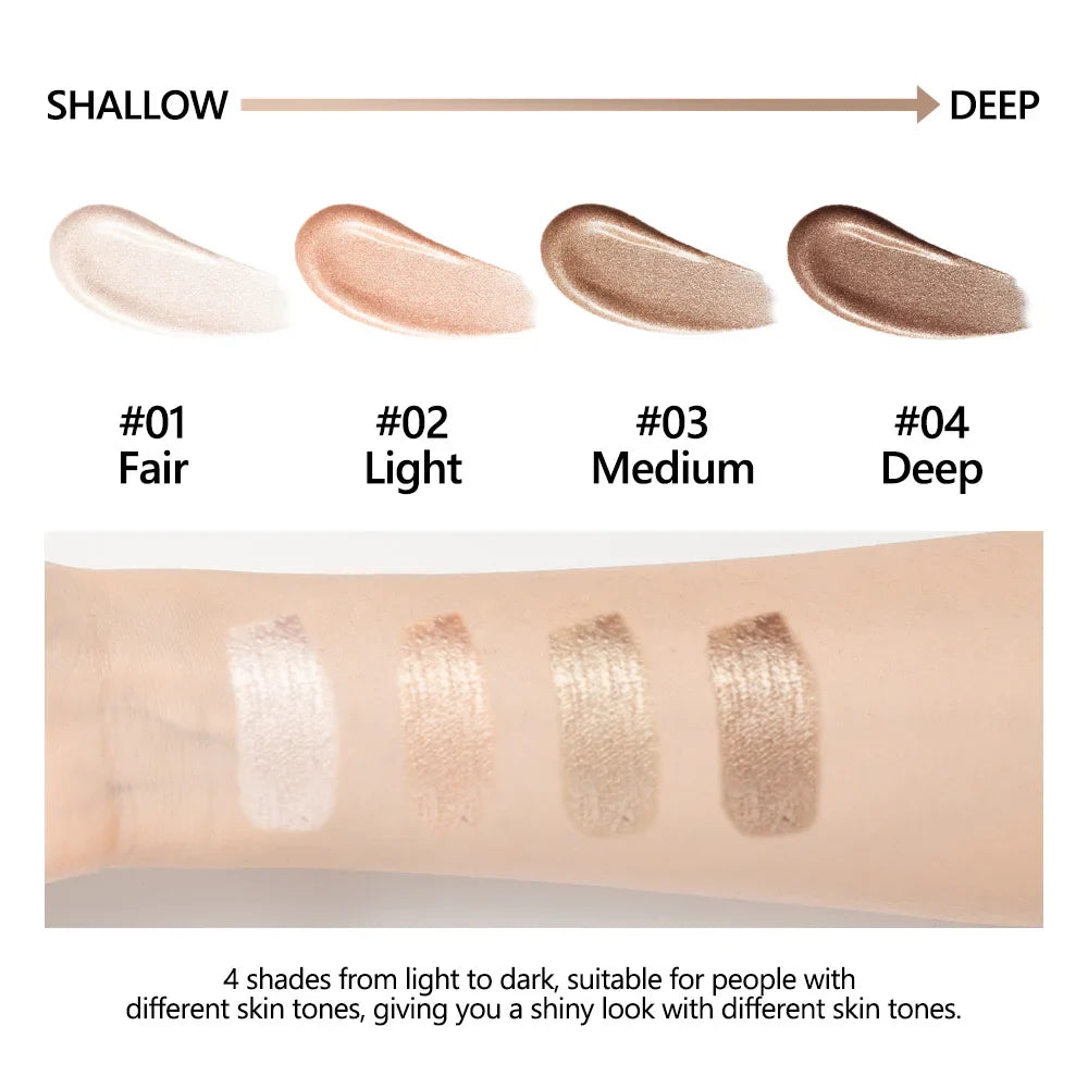 Glow Foundation Illuminator – Lightweight Glotion for Natural Radiance, Moisturizing Multi-Purpose Glow Enhancer & Highlighter