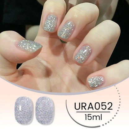 UR SUGAR 15ml Jelly Milky White Gel Polish – Translucent UV Soak Off Nail Art Varnish Semi-Permanent Fashion Nail Color