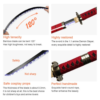 3-Piece Roronoa Zoro Katana Set – Anime Cosplay Toy Swords with Belt & Sword Holder