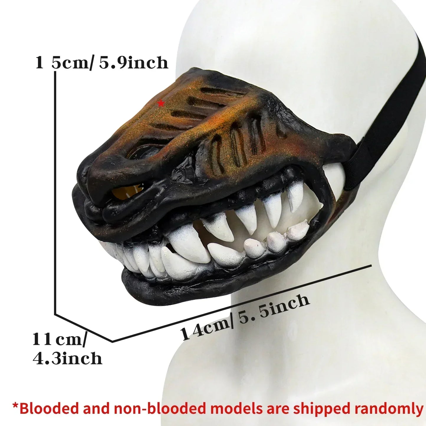 Dog Mouth Mask - Padded Latex Rubber Halloween Movie & TV Costume Prop Animal Mask