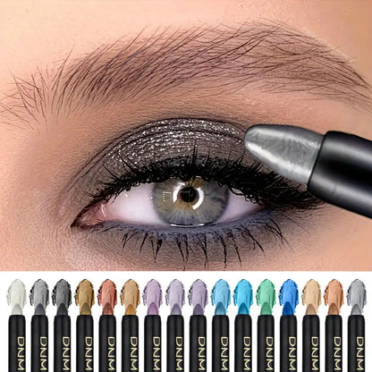 16 Colors Pearlescent Waterproof Eyeliner – Glitter, Long-Lasting & Non-Smudge Eye Makeup