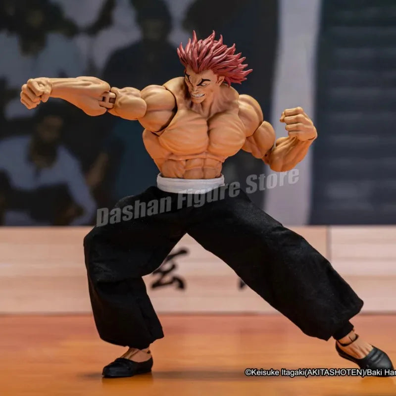 ST Baki Hanma Son of Ogre Action Figure – Hanma Yuujiro PVC Fighting Anime Model Toy Collection Gift